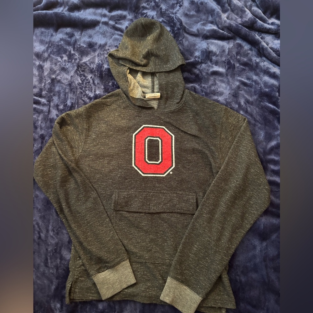 Ohio State kids Gray Hoodie